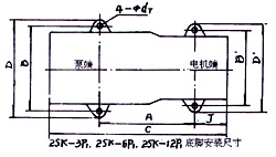 2SK-3P1、2SK-6P1、2SK-12P1、2SK-20P1、2SK-30P1外形及安装图 